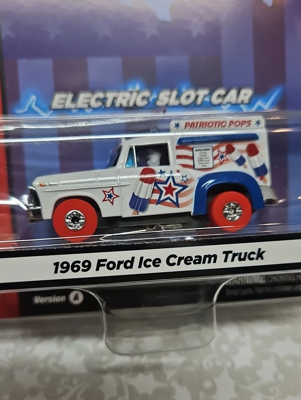 autoworld Thunderjet 1969 ford ice cream truck slot car A & B Across America